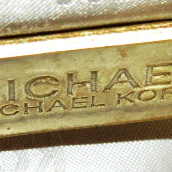 Michael Kors Gold Metallic Over-sized Wallet Clutch - Picture 10 of 10